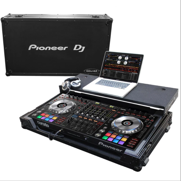 DJ дорожные чехлы с лотком для ноутбука и колесами черный для Pioneer DDJ-SZ2 DDJ1000