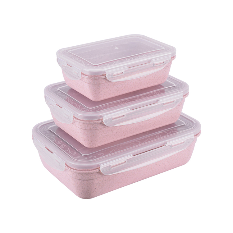 Importer Houseware Good Choice Biodegradable Wheat Straw Lunch Box Storage Box