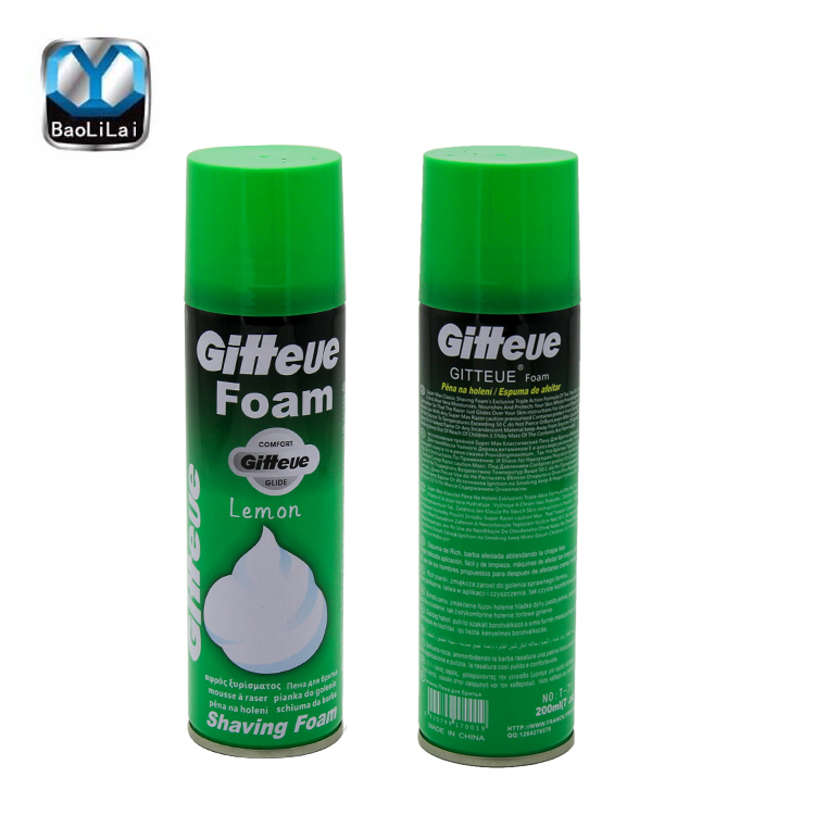 Baolilai hot sale high quality 220ml shaving foam cream for man