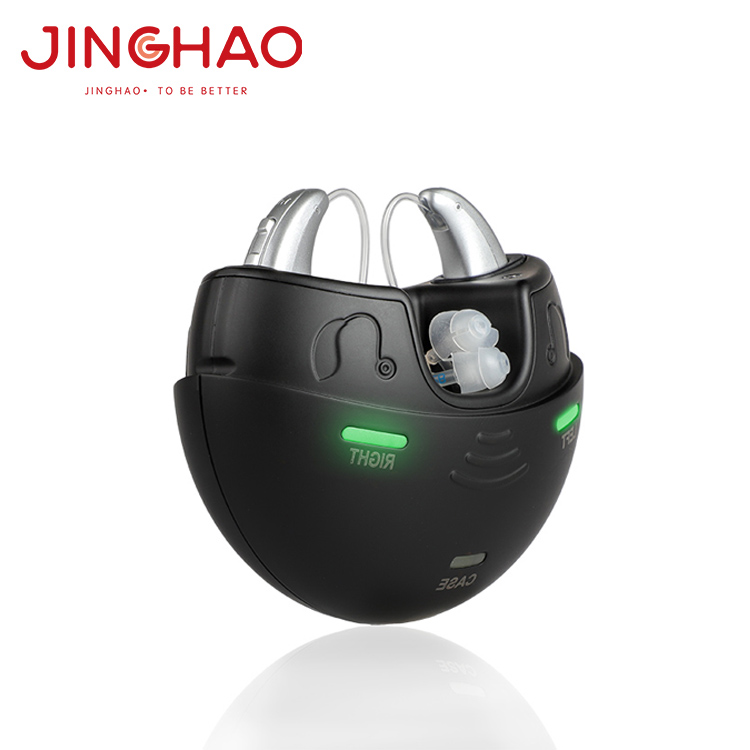 Новое поступление, Самые продаваемые товары Jinghao, перезаряжаемый слуховой аппарат BTE