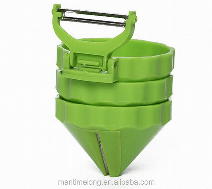 Vegetable slicer 4 in 1 Cooking Device Spiral Cutters Funnel Cutters Multifunctional Slicer