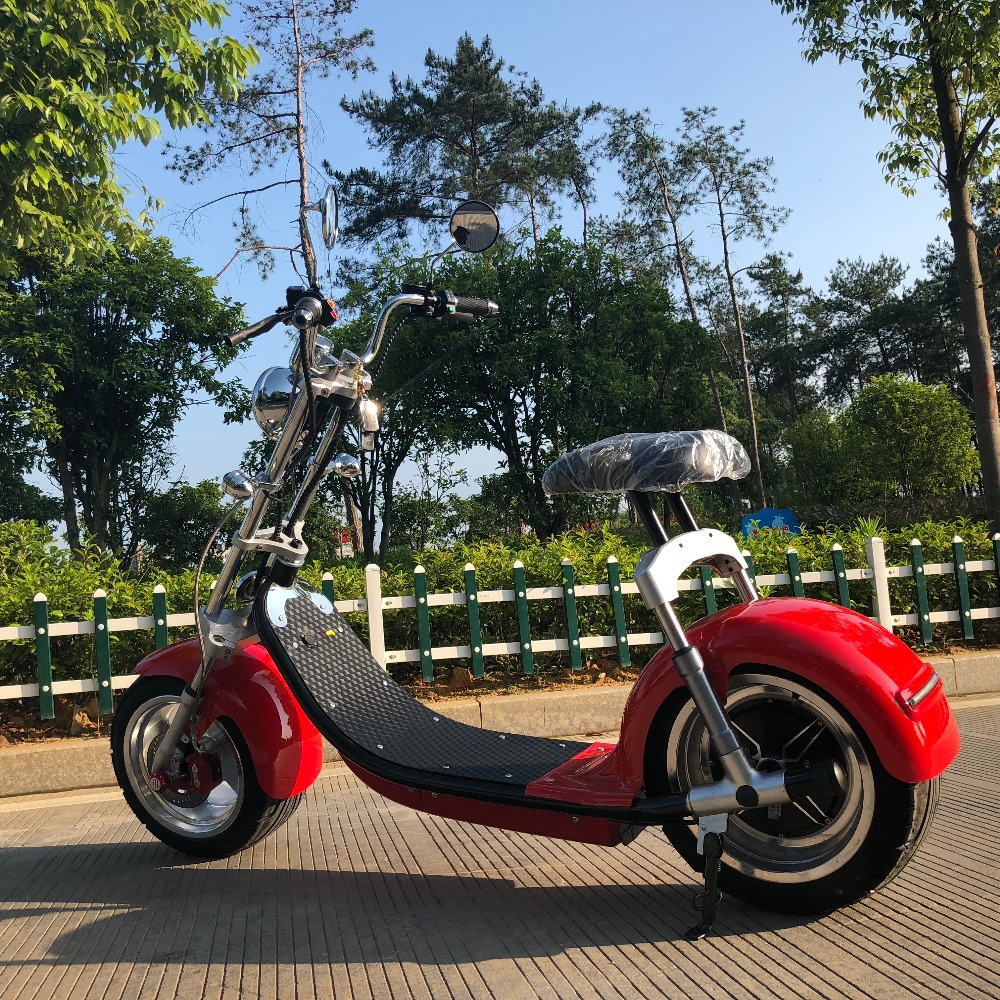 Новый модный скутер Citycoco 1000 Вт 2000 Вт с толстыми шинами, электрический мотоцикл для взрослых с CE