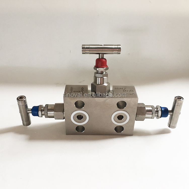 Ss316 1/2NPT 6000PSI Гидравлический 3 способ клапан коллектор
