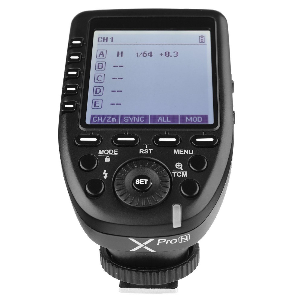 Godox радиовспышка беспроводной триггер передатчик управление Xpro N X PRO для беспроводного ЖК-триггера вспышки