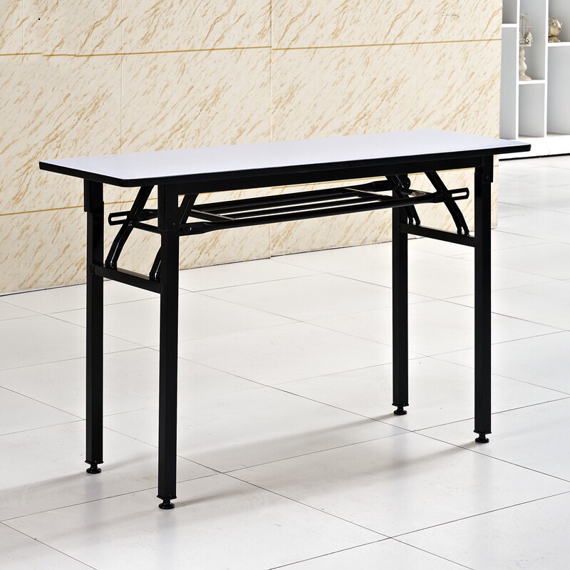 High quality rectangle metal pvc plywood table