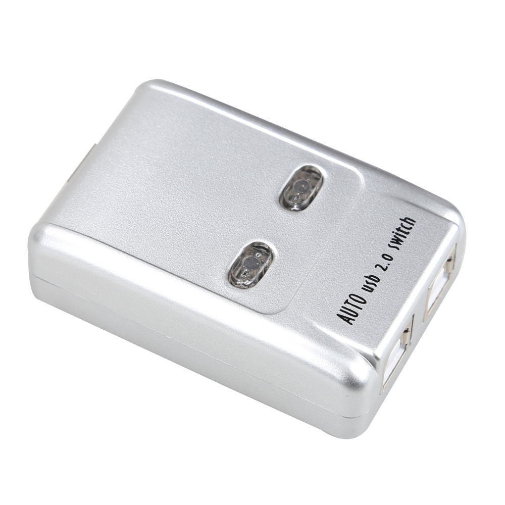 USB 2.0 Switch Hub Sharing Switcher Splitter 1 Auto Printer Scanner to 2PC