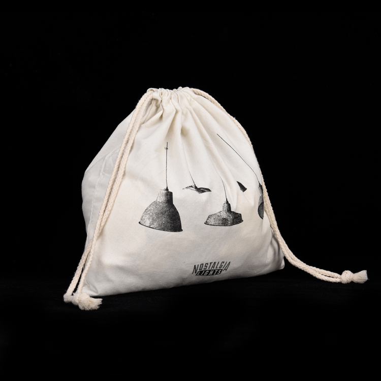 Рекламная индивидуальная сублимационная Хлопковая сумка для обуви Drawstring Bag