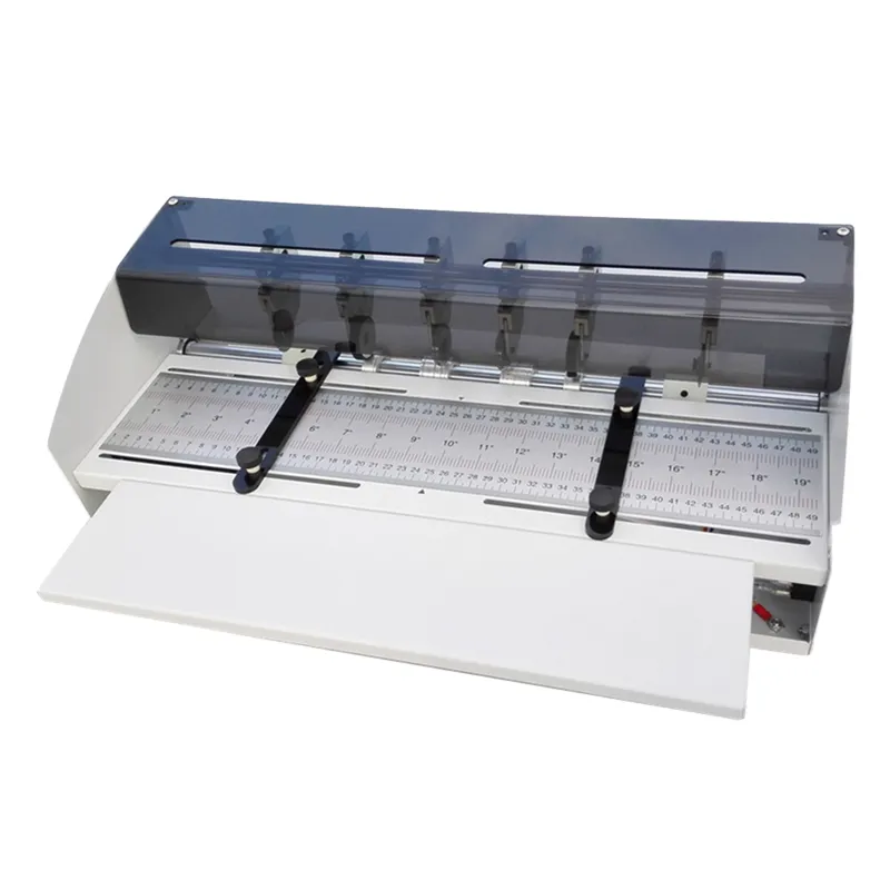 Automatic paper creasing machine, paper cutting machine, paper perforating machine