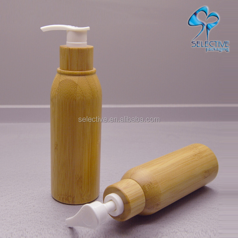 500ml Bamboo shampoo bottle with pump