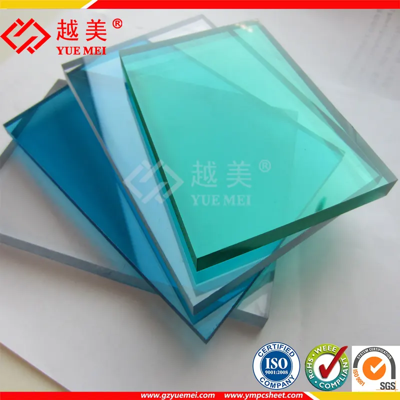 Bulletproof hard polycarbonate solid sheet PC security construction panel