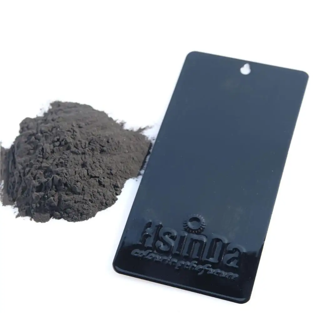 Black High Gloss Industry Powder Coating powder for Painting Electronic Boxes