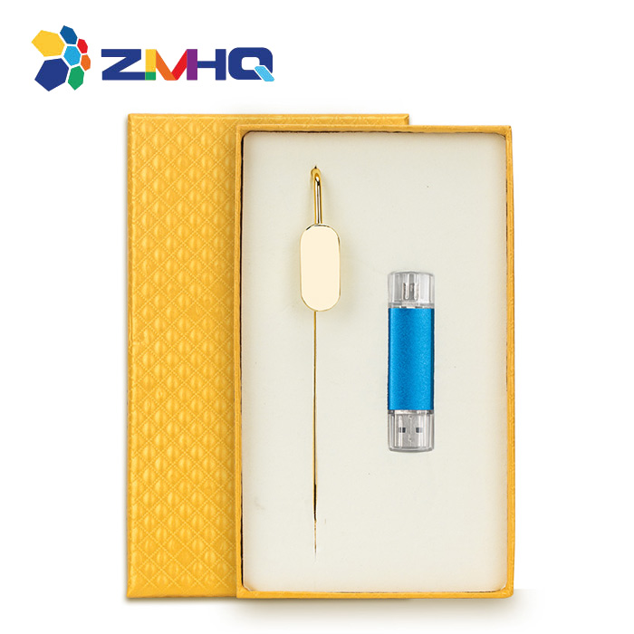 Оптовая продажа металл закладки USB Flash хорошая упаковка как подарок