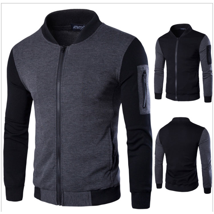 Британский темперамент мужской воротник куртки boutique Рим Slim-fit толстовка