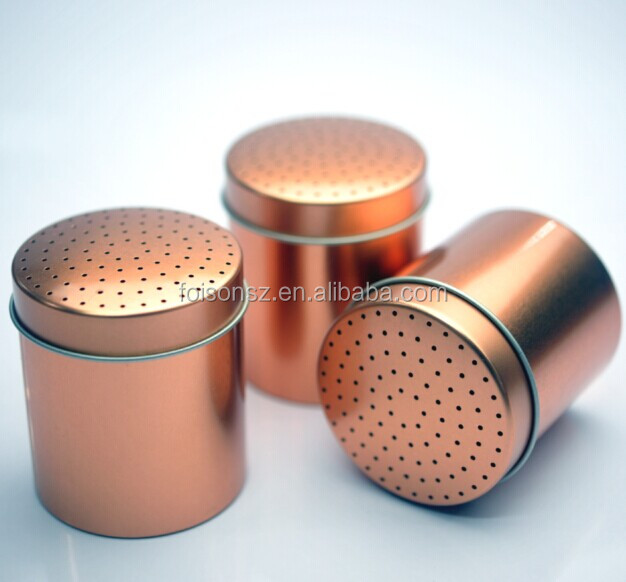 small round tin box for toothpick holders