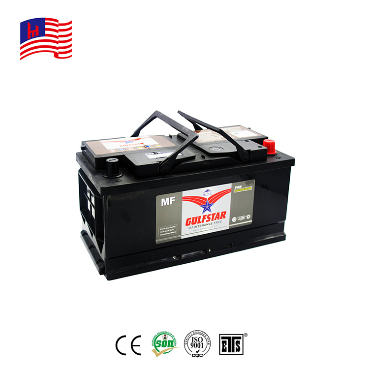 12v 88ah AGM types of car battery 58815 Din88