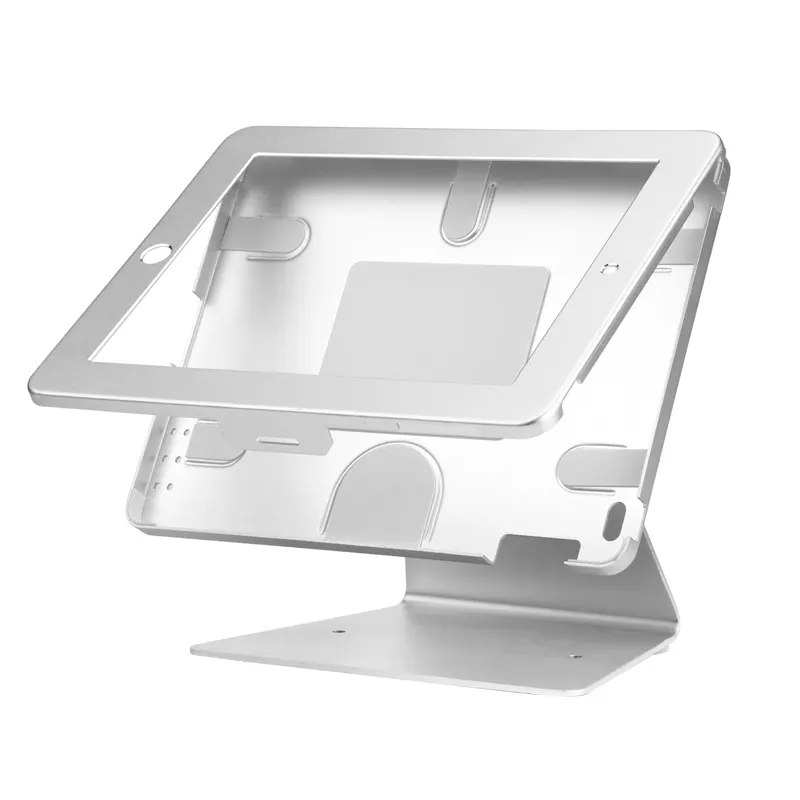 Android tab mounting bracket holder with lock key kitchen anti theft tablet pc security mount stand for ipad 9.7"