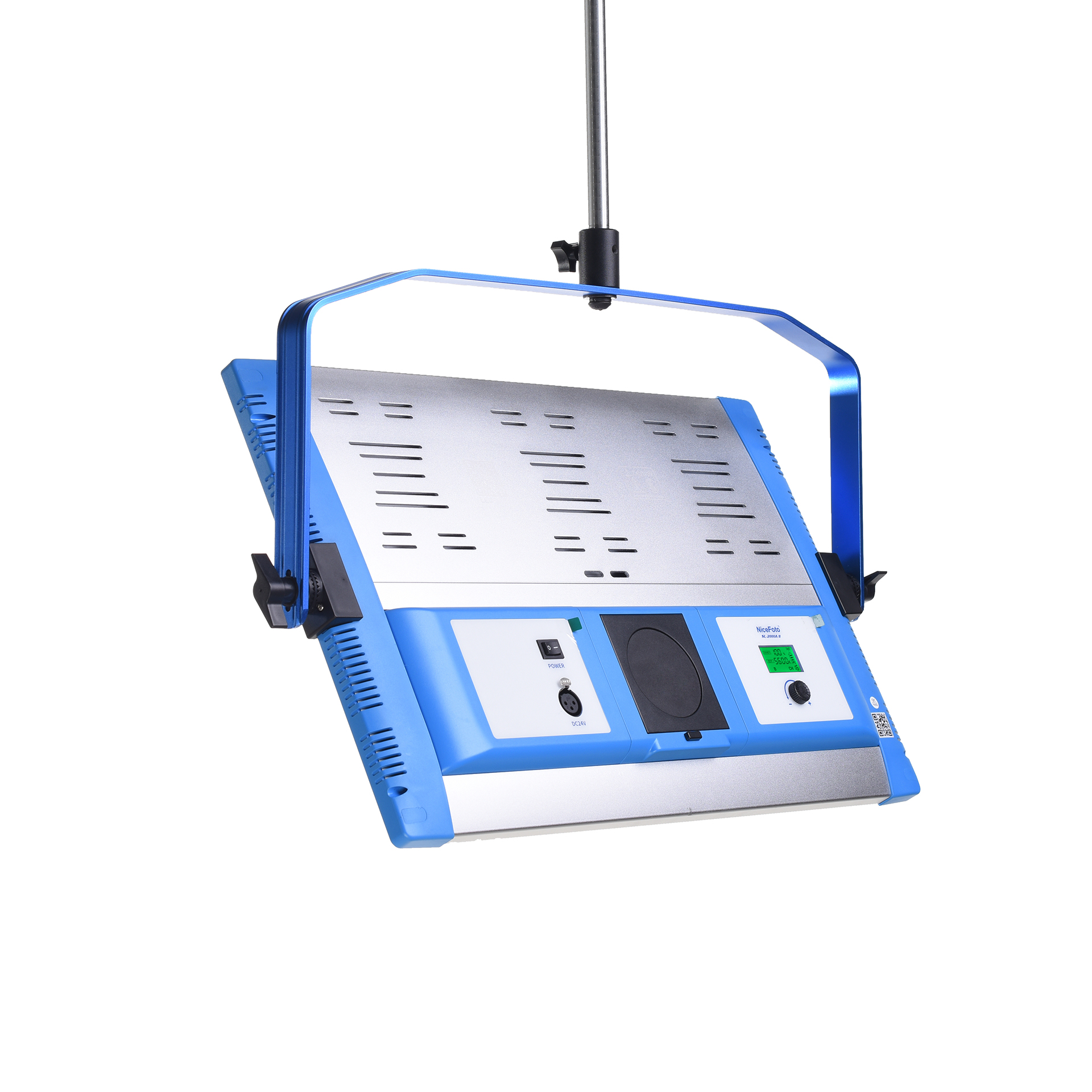 SL-2000AIII NiceFoto 100W LED Video Light Bi-color 3200-6500K CRI 95 LED Panel for YouTube LED Studio Photography, Video