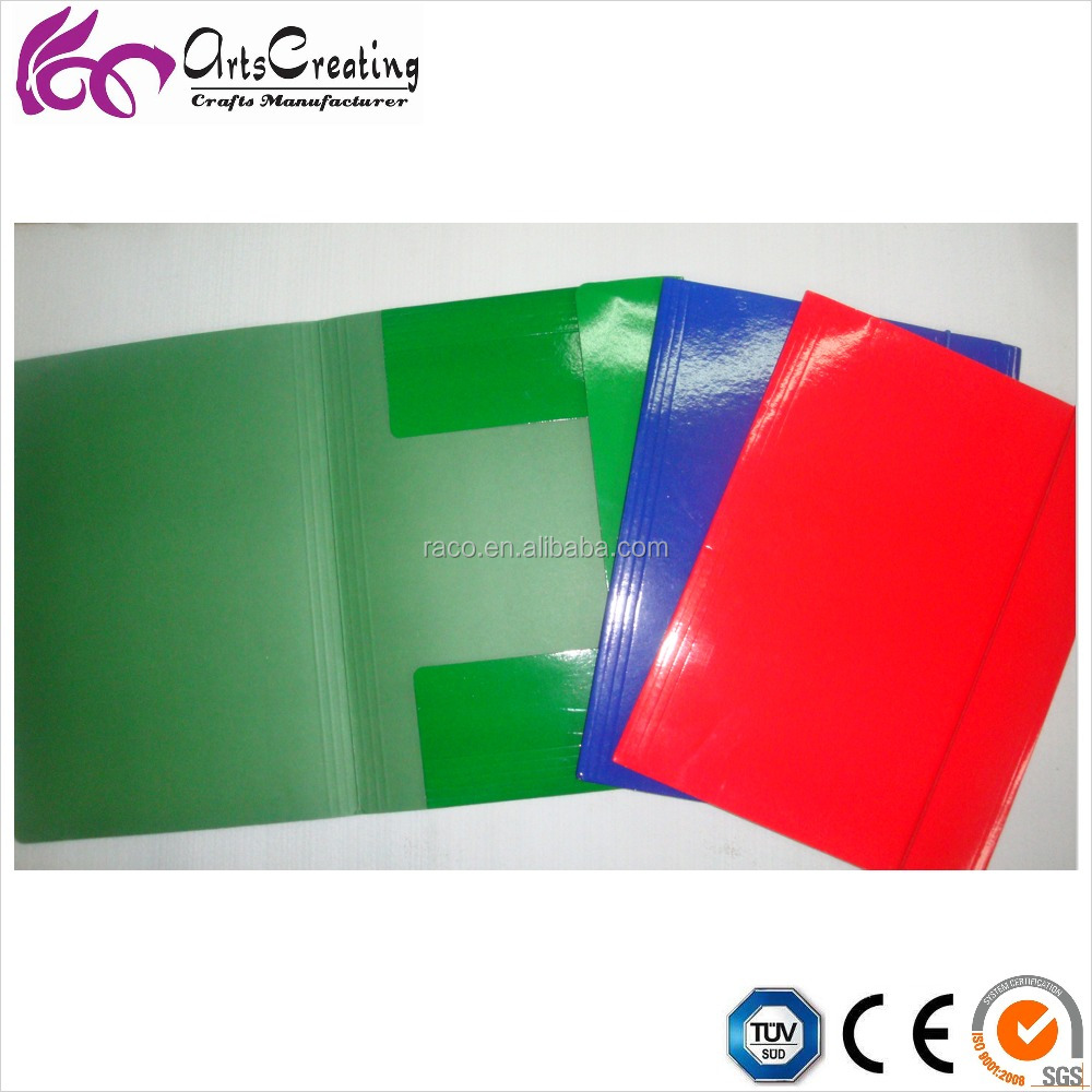 high quality FC size paper file folder with laminated surface