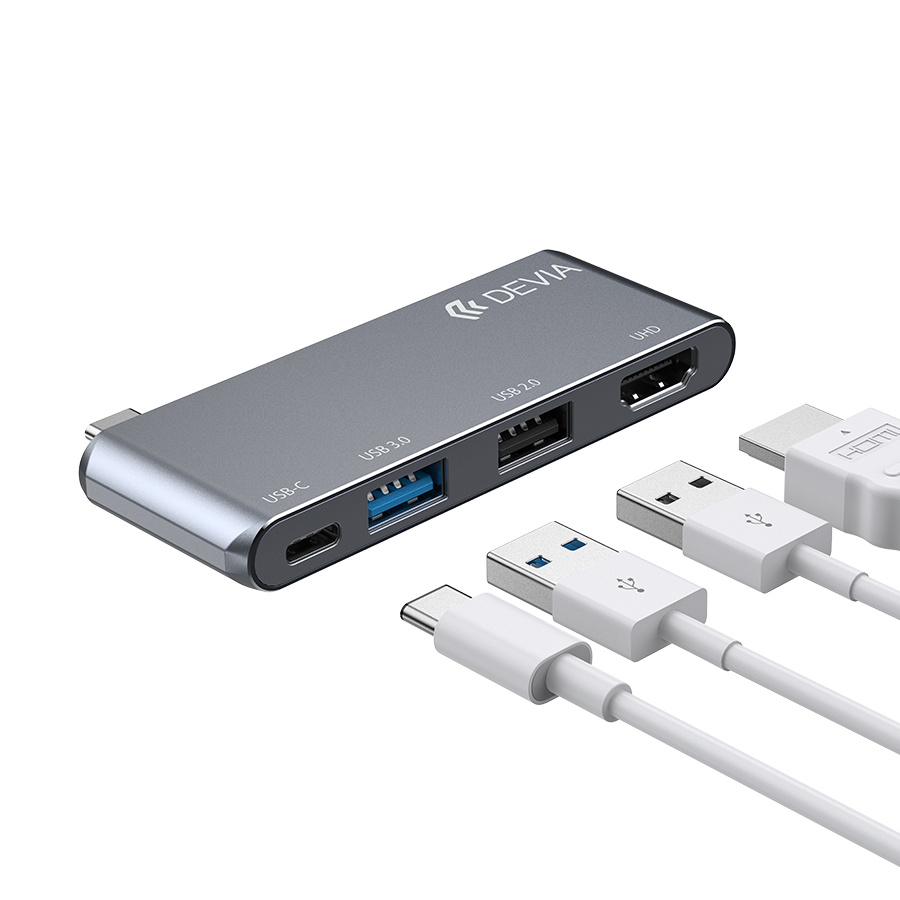 Devia Высокое качество Новый дизайн usb порт концентратор драйвер 4 порта
