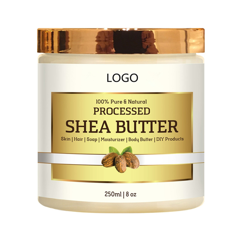 Private Label Unrefined Масло Ши осветляющий лосьон для тела