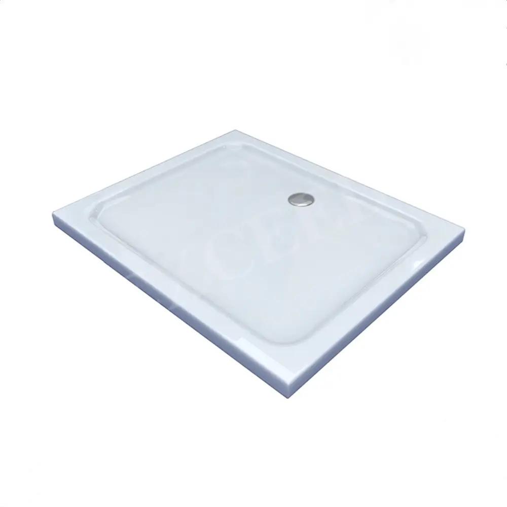Custom 28 x 48 large acrylic stone flat shower pan/base