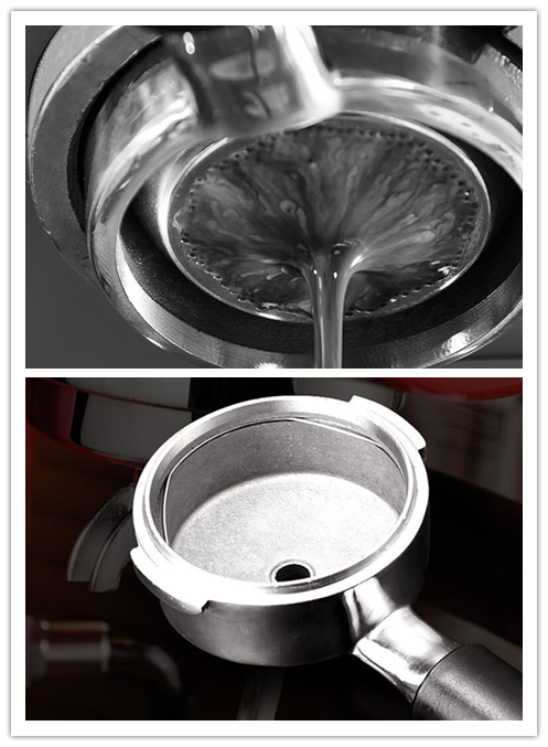 Бездонный голый Portafilter и E61 фильтр для кофе для кофеварки