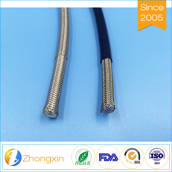 AN3 1/8 Черный Плетеный радиатор шланги стальные тормозные линии, PTFE топливный шланг для автомобиля или машины