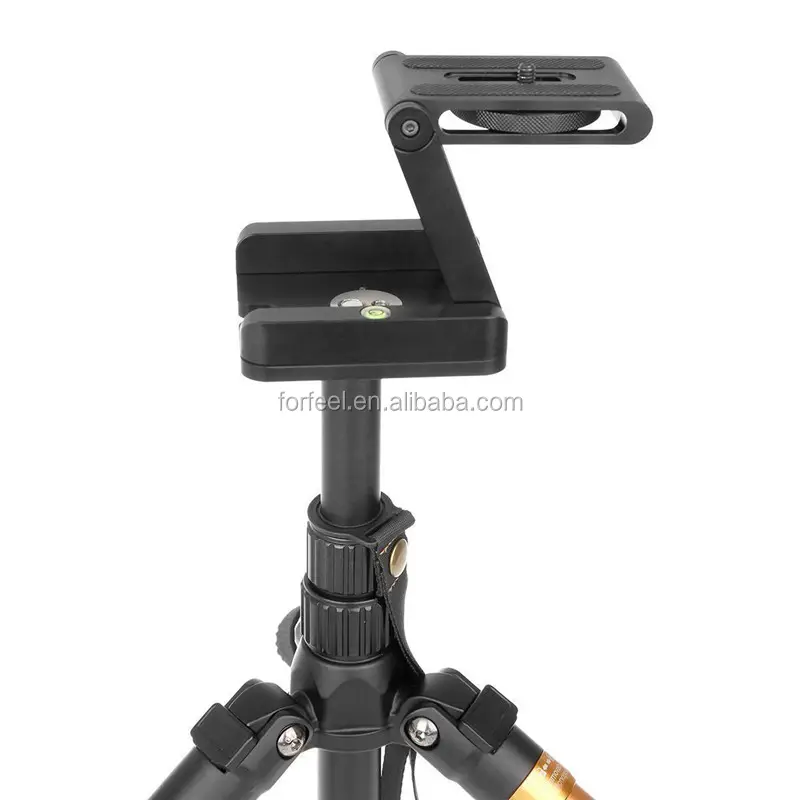 Aluminum Alloy Camera Folding Quick Release Plate Stand Holder Tripod Z Flex Tilt Ball Head Durable Quality new Black