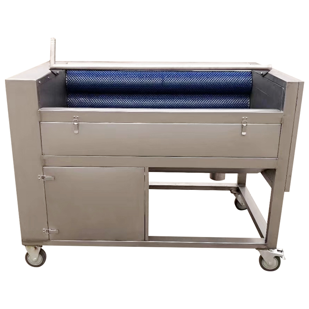 XCJ100 Brush Roller Potato carrot onion taro ginger Washing and Peeling machine