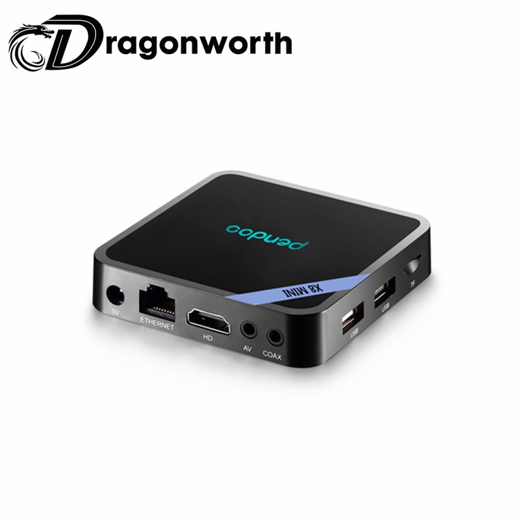 AD проигрыватель tv box Pendoo x8 мини s905x 1G 8G android 9,0 tv box с Интернет ТВ приставка android