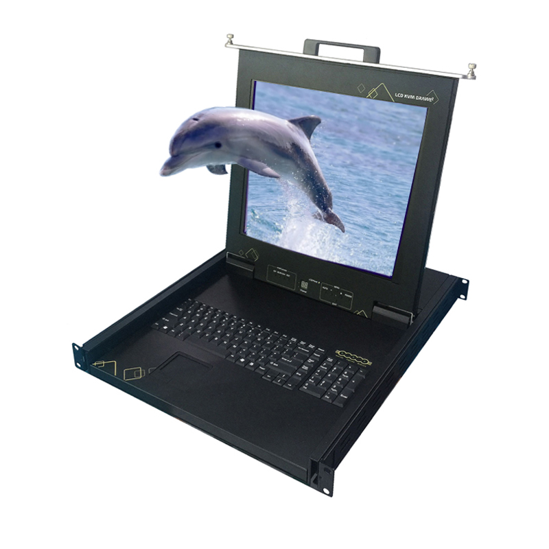 Новый стиль kvm коммутатор 8 портовый usb цифровой контроль ЖК-KVM drawer-KVM-1500M серии