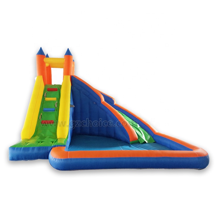 Indoor inflatable pool slide for kids water slide inflatable