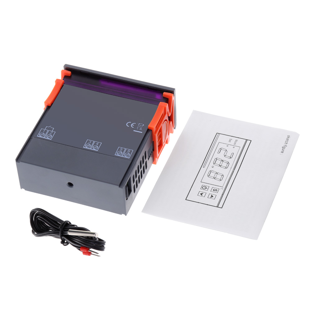 ЧРТ STC-1000 12V 24V 220V светодиодный цифровой терморегулятор с нагревателем и охладителем