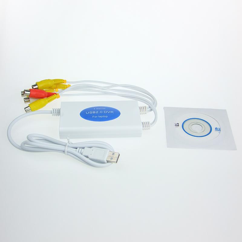 Цена по прейскуранту завода 4-канальный USB поддержка захвата USB2.0 DVR камера коробка ноутбук карты видеозахвата окна 7