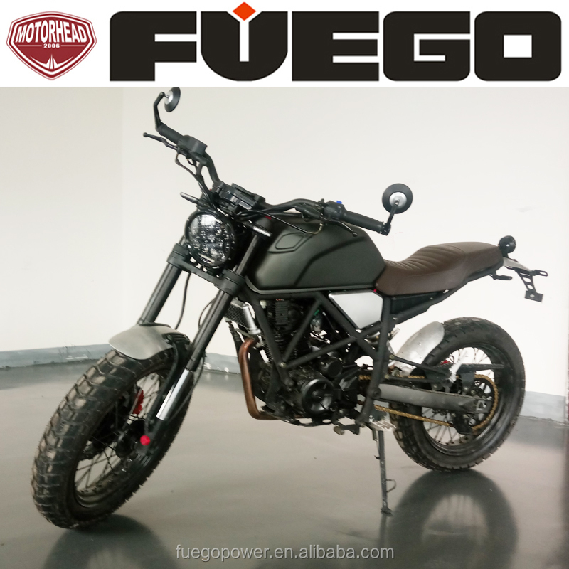 Enduro Naked Cafe Racer мотоцикл скремблер 250 куб. См с масляным охлаждением с двигателем Loncin RE250