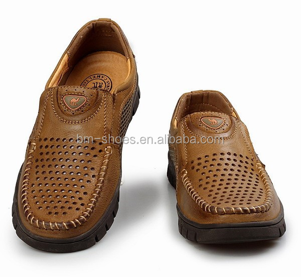 brand in alibaba men leather shoes