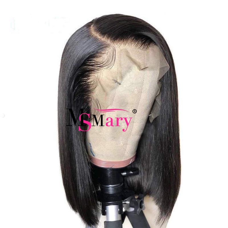 Оптовая продажа с фабрики 10A класс прически Silky Straight, невыделанные волосы с кутикулой в одном 13x4 Окаймленный парик из бразильских человеческих волос