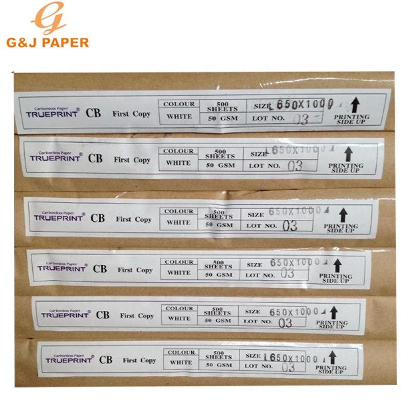 Высококачественное изображение 55 GSM бескарбоновая бумага Impress