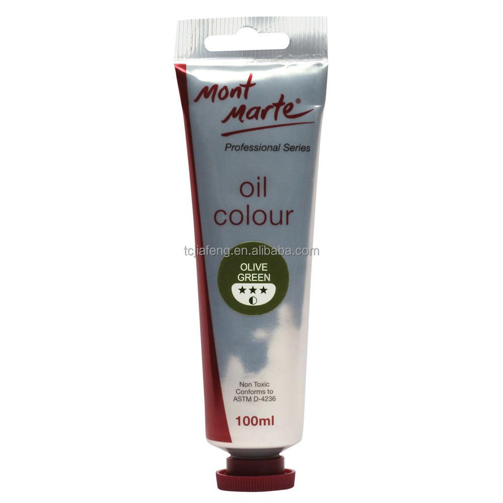 Мон марте масляная краска 100mls-оливковый зеленый