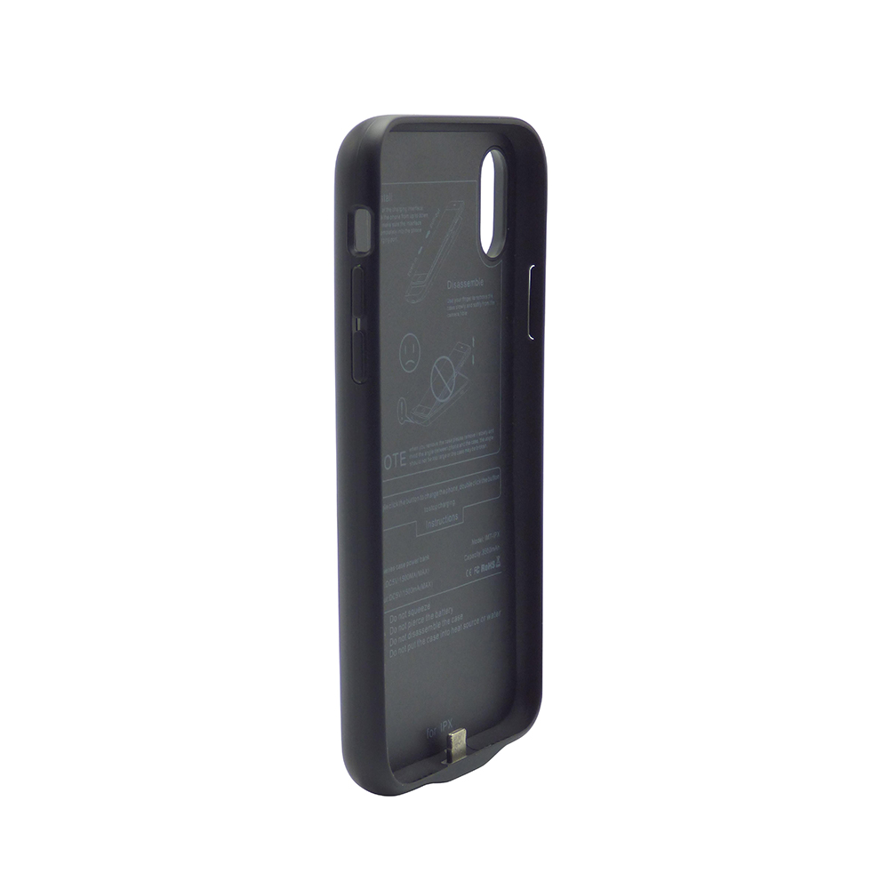 OEM ультра тонкий легкий Чехол для батареи для iPhone Xs Power Bank чехол 3500 мА/ч, внешняя задняя крышка