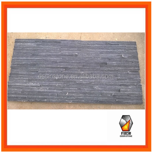 Уголь черный узкая полоска Slate