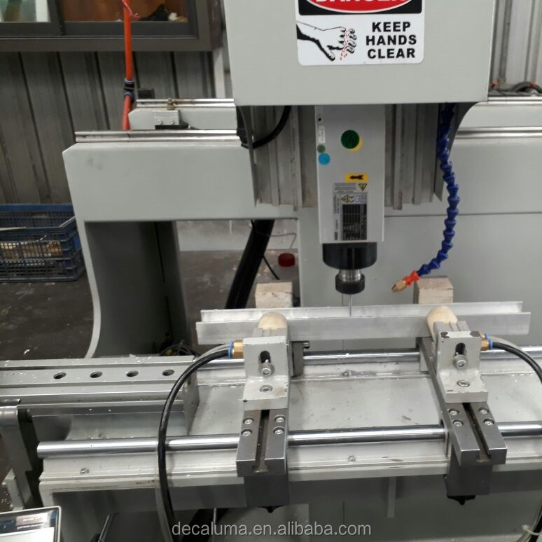 Aluminum Profile CNC Drilling Milling Machine Processing Length 1200MM