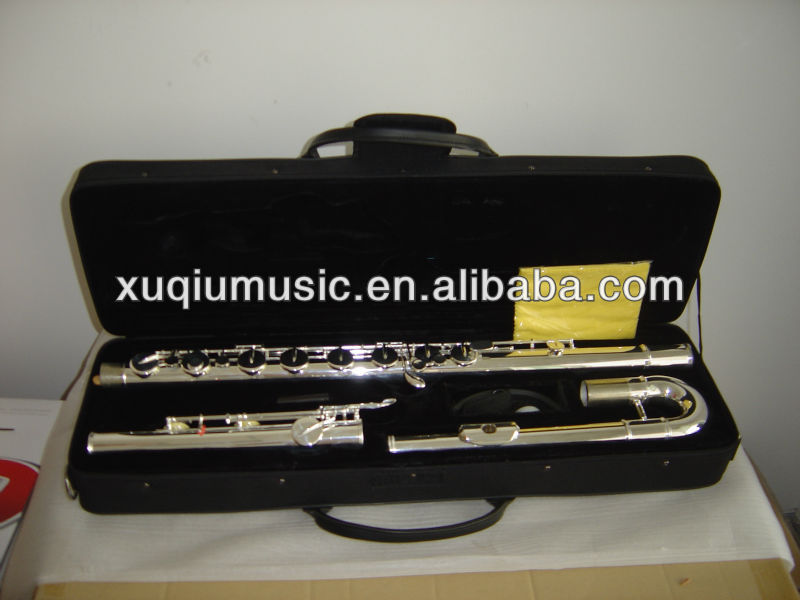 Professional Bass Flute with Curved Headjoint
