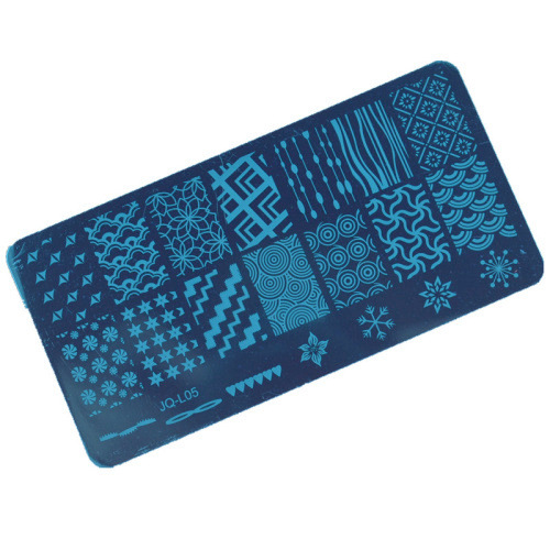 1 шт набор для стемпинга и нейл-штамповка Image Plate 6*12 см из нержавеющей стали для ногтей Шаблон трафарет для маникюра инструменты, 20 видов стилей для Choo