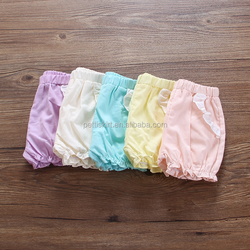 2020 hot sale wholesale baby soft high quality 0-6 years organic linen baby girl's shorts