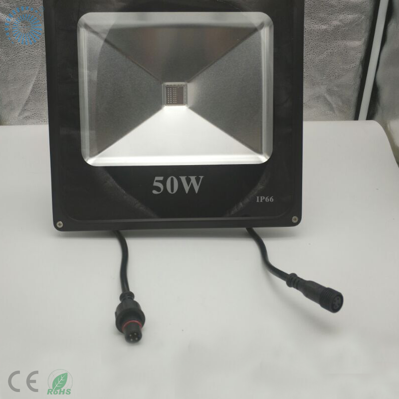 WS2811 12 В 24 в 50 Вт RGB Светодиодный прожектор для наружного использования