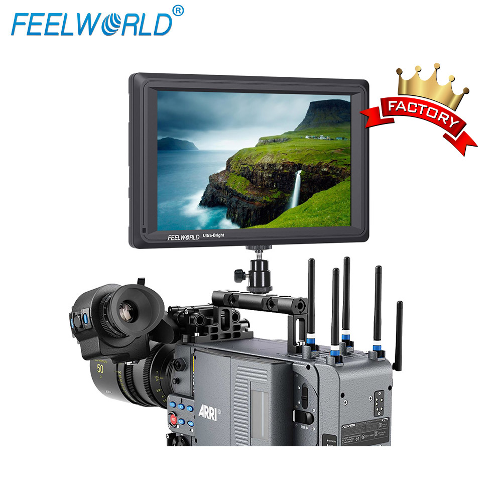 FEELWORLD FW279S 7 дюймов 2200 яркость дневной свет hdmi sdi dslr монитор