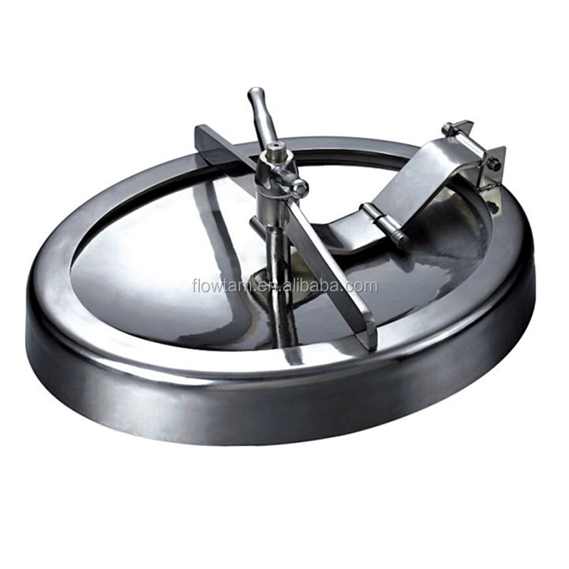 Stainless Steel Oval Manhole Cover with Pressure