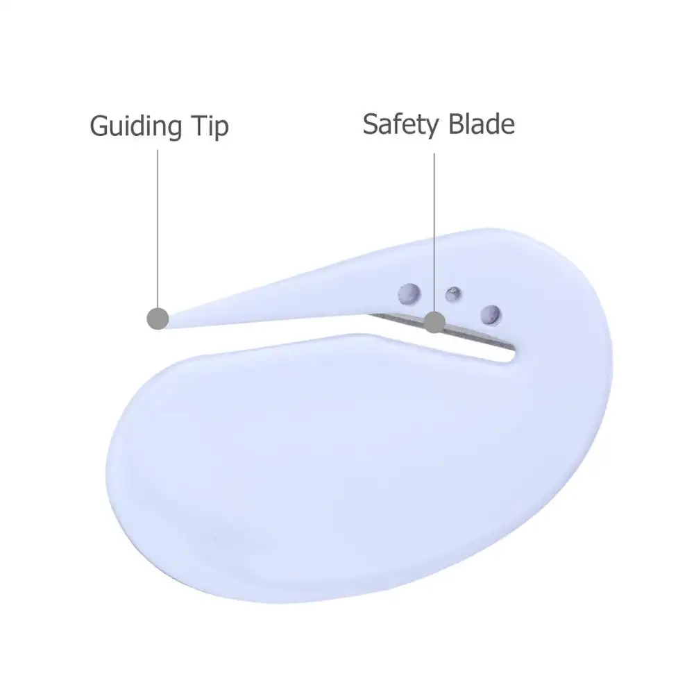 Customized mattress cover cutter and ellipse Plastic envelope knife opener for office gift