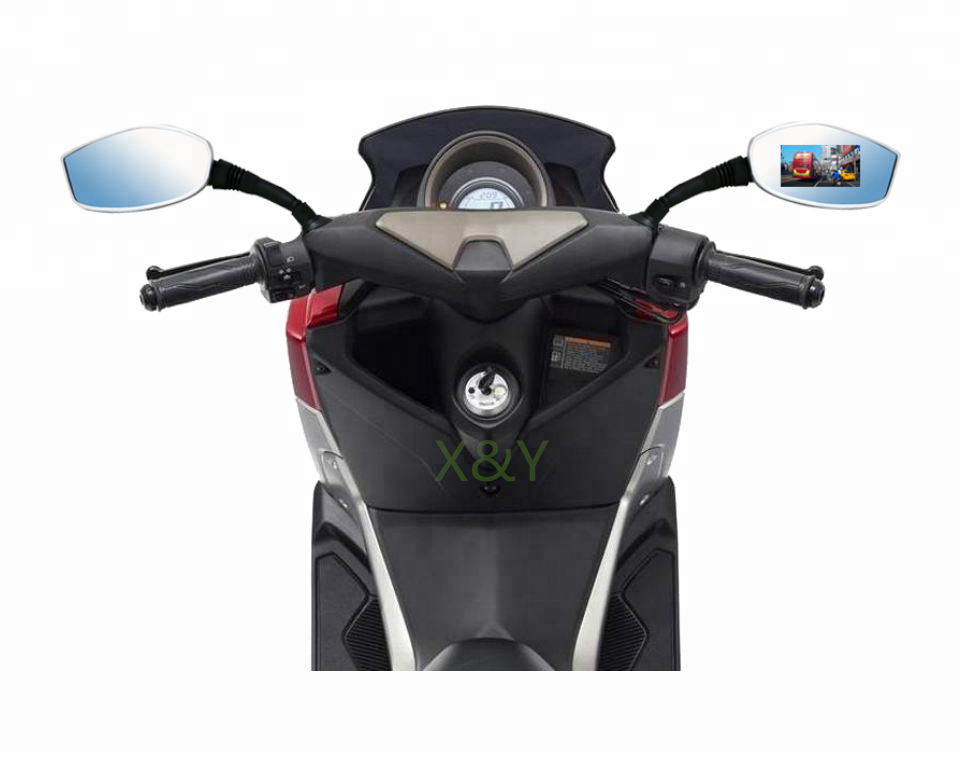 Saferdriving мотоцикла зеркальная камера рекордер мотоцикл dvr камера с углом обзора в XY-MD01